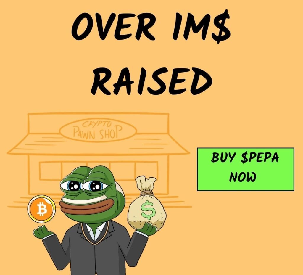 PepePawn
$1M Raised
Memecoin