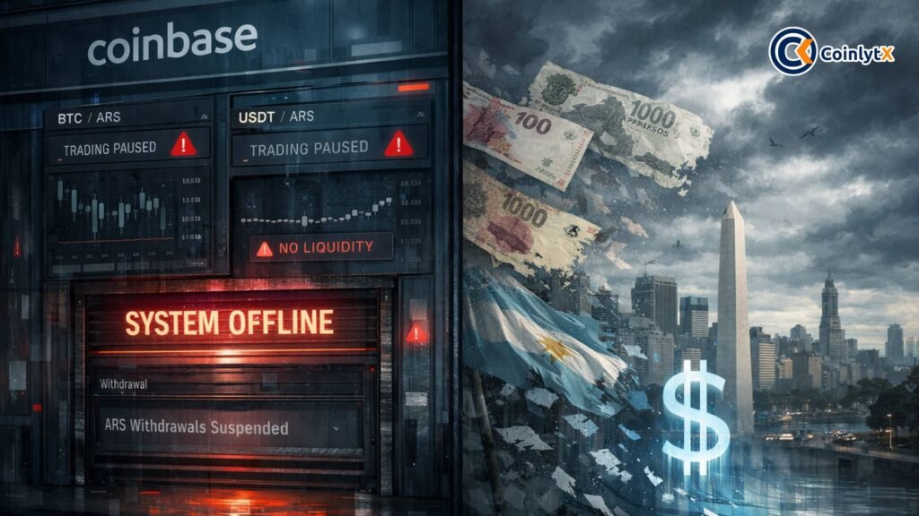 Coinbase Halts Argentine Peso Services Within a Year of Launch