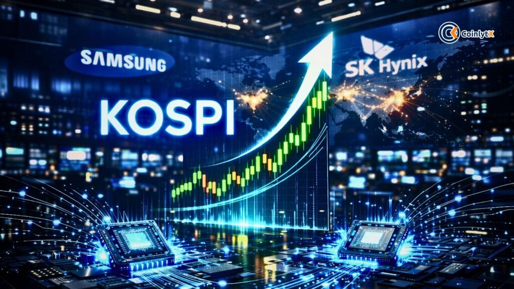 KOSPI Hits Record as AI Chip Exports Surge 134%