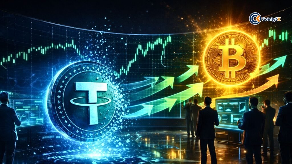 Tether Shrinks for 2nd Month as BTC ETF Flows Mount