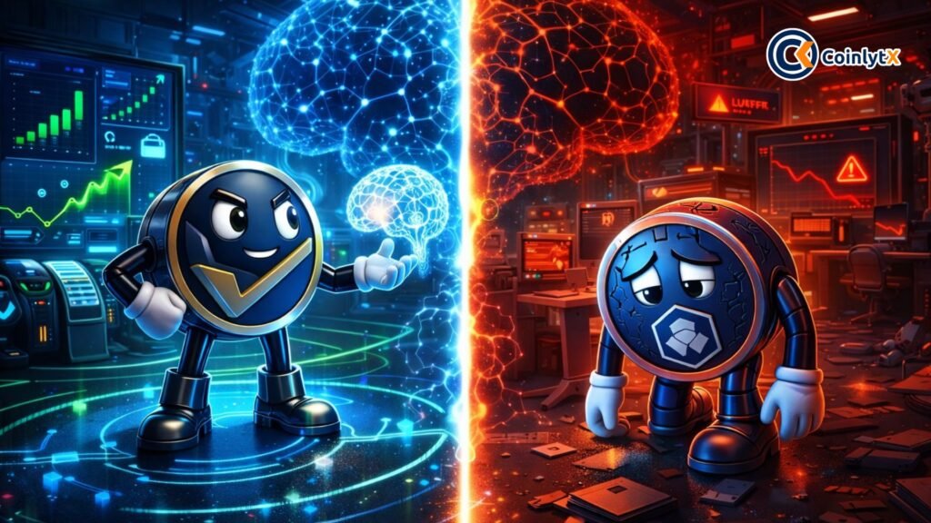 AI Revolution Divides Crypto Sector Visa Innovates, Crypto.com Downsizes