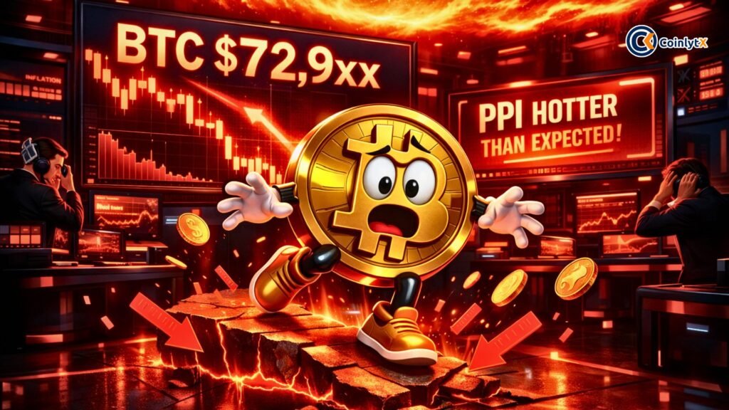 Bitcoin Plunges Under $73,000 Following Red-Hot US PPI Inflation Print