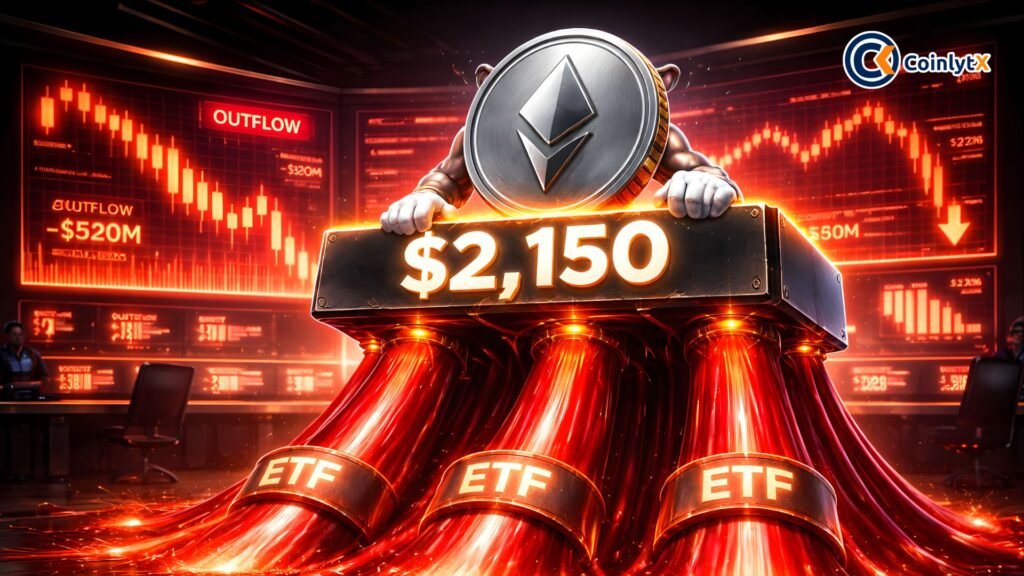 Ethereum Struggles at $2,150 as ETF Outflows Shake the Market