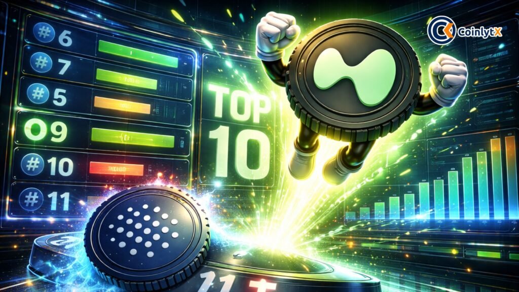 Hyperliquid HYPE Knocks Cardano Out of Top 10 By MarketCap