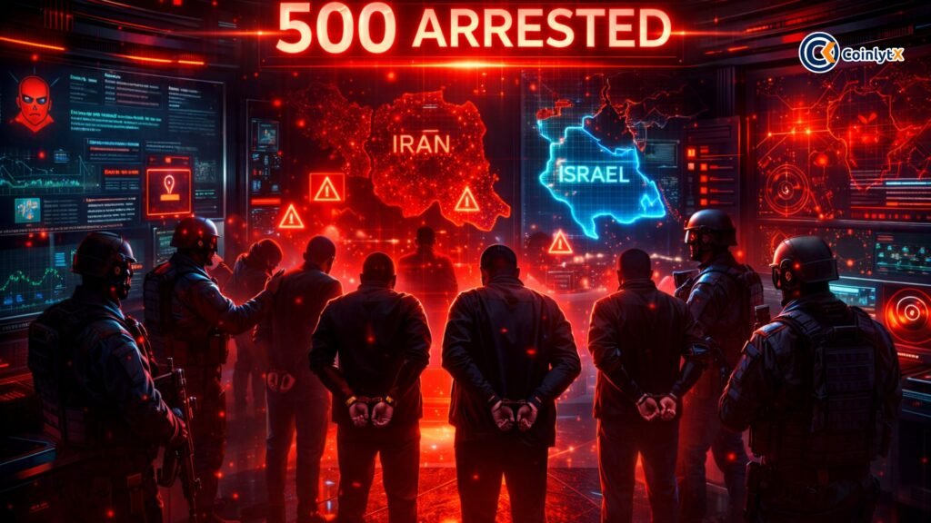 Iran Arrests 500 Accused of Giving Information to Israel