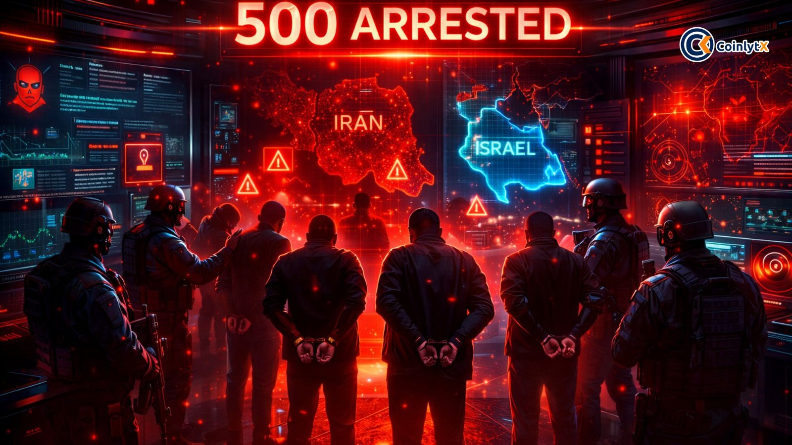 Iran Arrests 500 Accused of Giving Information to Israel