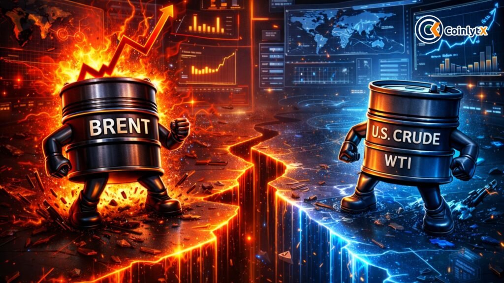  Oil's Great Divergence US Crude Lags $70 Behind Global Benchmarks Amid Iran War