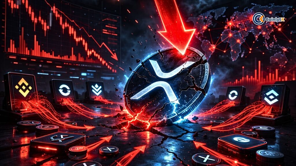 XRP Teeters on Edge as $650 Million in Selling Pressure Mounts on Exchanges