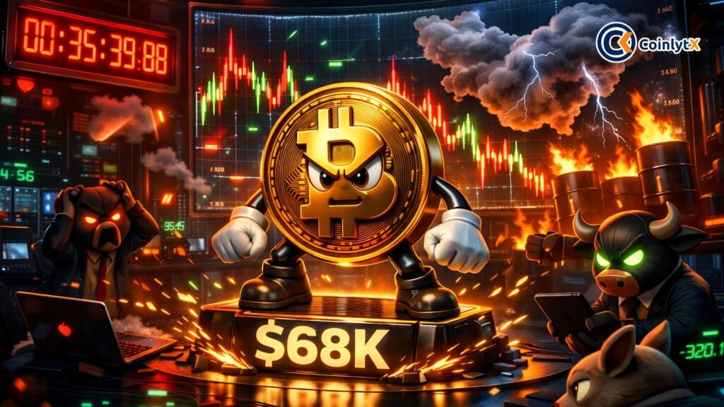 Bitcoin Holds $68K as Iran Deadline Nears, Traders Brace for Volatility