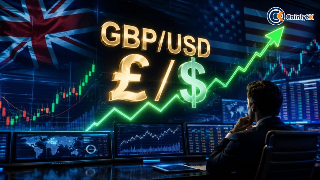 GBP/USD forecast
GBP/USD analysis
British Pound outlook
Pound vs Dollar
GBP/USD technical analysis
Forex market news
Bank of England interest rates
Federal Reserve policy
Sterling strength
Currency market trends
GBP/USD trading outlook
Forex trading news
UK economy outlook
US Dollar forecast
Major currency pairs